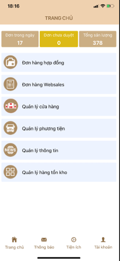 Vicem Hoang Mai Sales Screen 2