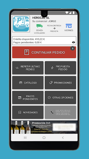 Pedimos! Screen 2