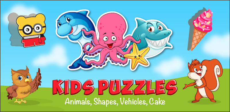 Kids Puzzles Animals Vehicles