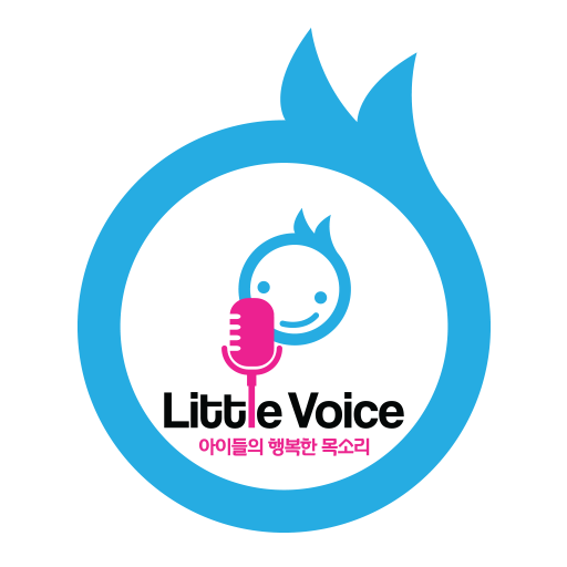 Little voice. Логотип дети Kids.
