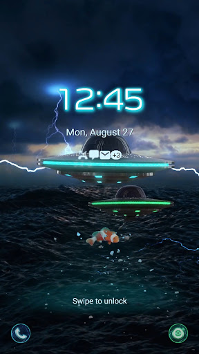 Android application UFO Appears - Wallpaper screenshort