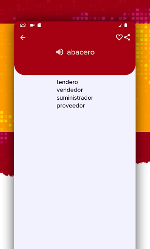 Diccionario Español Sinonimos Screen 3