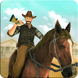Wild West Cowboy Gunfighter icon