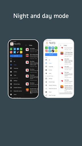 Android application Notification history - Notify screenshort