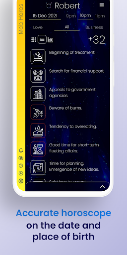 Astrology and Horoscope App. A Screen 2