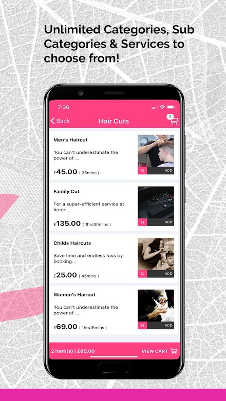V1 Beauty Salon Parlour Barber Screen 2