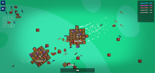 Android application Raft Cat io - multiplayer screenshort