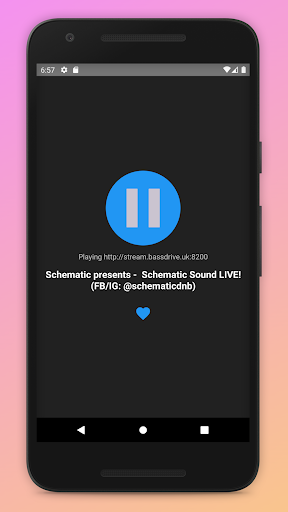 Android application BassDrive Radio screenshort
