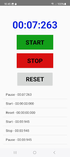 Android application Stopwatch Workouts Timer App screenshort