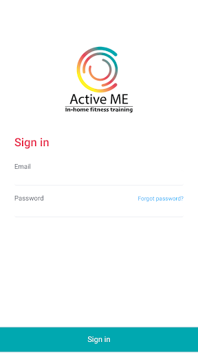 Android application ACTIVE ME screenshort