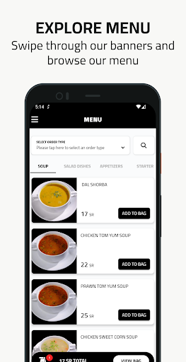 Android application Zafiro KSA screenshort