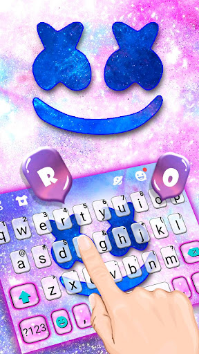 Galaxy Sky Dj Keyboard Theme Screen 2