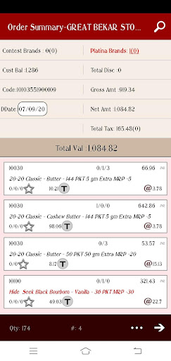UAT: XnappSales Parle Screen 3