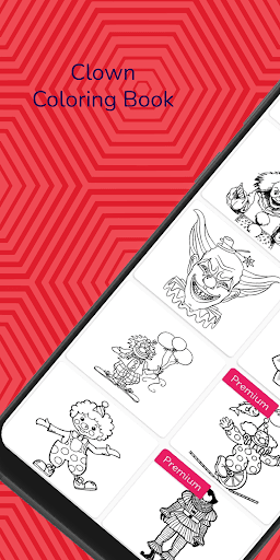 Android application Clown Coloring Book screenshort