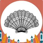 Cover Image of Download Seashell Mandala Coloring Book  APK