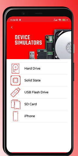 DriveSaver Screen 2