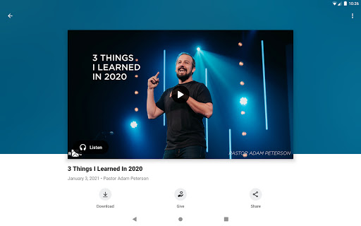 Screenshot of Rise Church