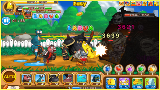 Larva Heroes: Battle League - Action - games