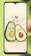 screenshot of Cute Avocado Wallpaper
