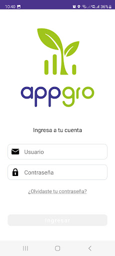 Android application Appgro Mobile (legacy) screenshort