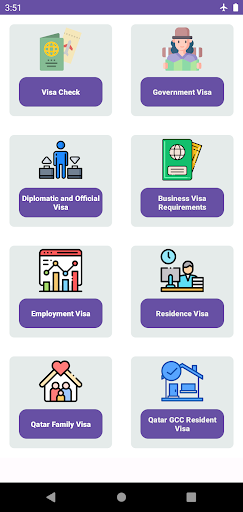Android application Saudi Arabia Visa Check help screenshort