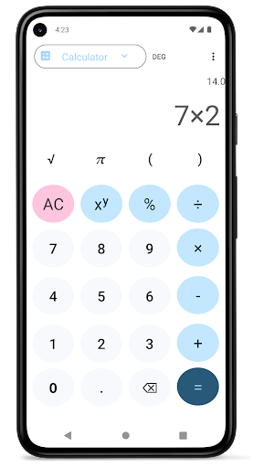 Android application xCalculator screenshort