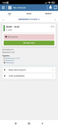 Android application Timezynk screenshort