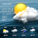 Daily weather forecast widget app icon