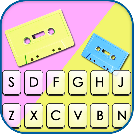 Retro Music Tapes Keyboard Bac logo