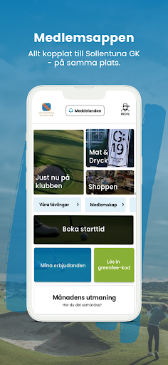 Android application Sollentuna GK screenshort