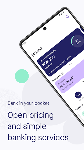 Android application Sbanken screenshort