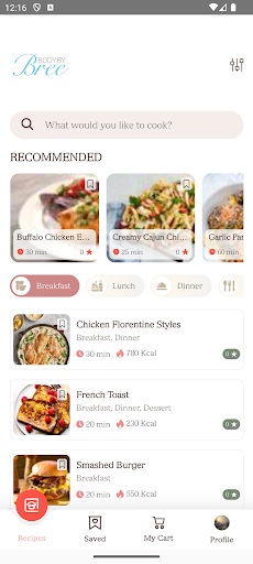 Android application NOURISH Body By Bree screenshort