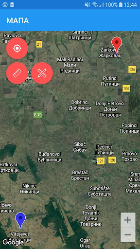 Android application АгроСенс АПВ screenshort