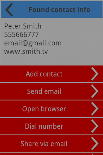 Android application Private QR Reader Free screenshort