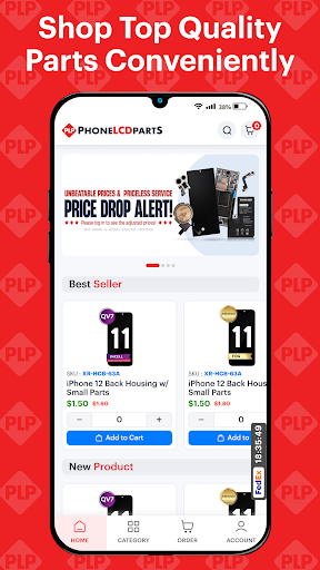 PhoneLCDParts Screenshot 1 - AppWisp.com