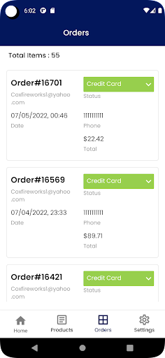 Pyromart Vendor Dashboard Screen 3