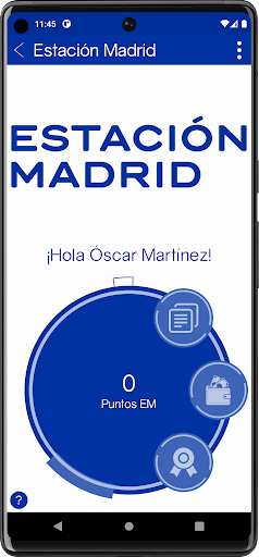 Android application Estación Madrid screenshort