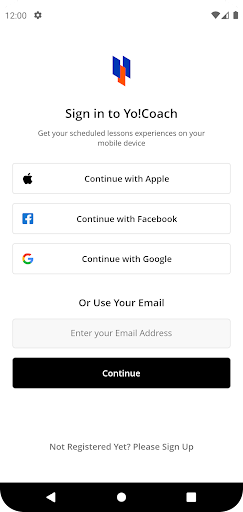 Android application Yo!Coach - Learning App screenshort
