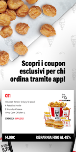 KFC Italia Screenshot