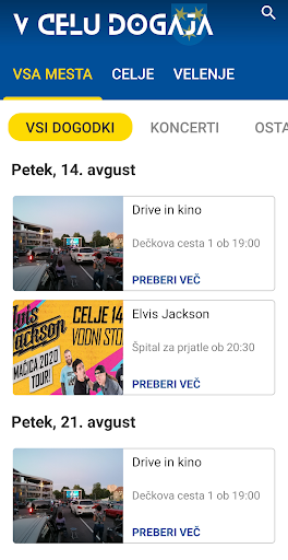 V Celu dogaja Screen 2