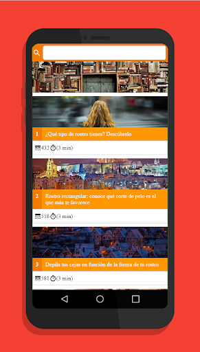 Android application Tipos De Rostros - Tips & FAQ screenshort
