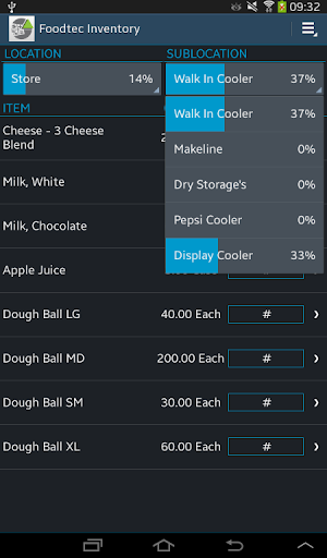 Android application FoodTec Inventory IQ screenshort