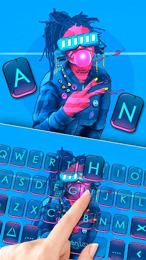Cyberpunk Bubble Gum Keyboard Screen 2
