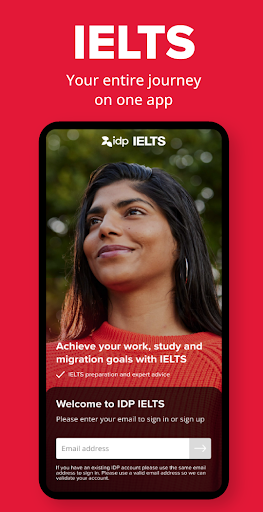 Android application IELTS by IDP screenshort