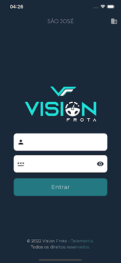 Android application Vision Frota - Telemetria screenshort