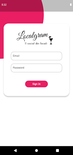 Android application Localgram Admin screenshort
