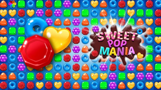 Modlu Candy Sweet Pop    Cake Swap Apk indir 2022 1