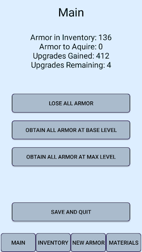 Armor Checklist Screen 2