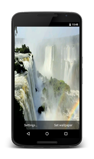 Android application Iguazu Falls Live Wallpaper screenshort