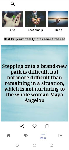 English Inspirational Quotes Screen 2